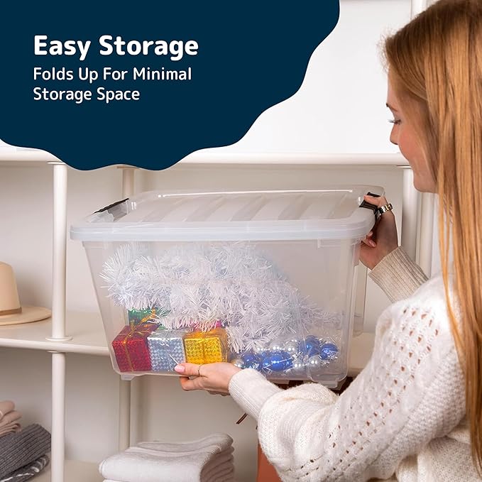 23-Inch Mini White Christmas Tree with Warm-White LED Lights - Small Xmas Decor with Lights and Star Treetop - DIY Tabletop Little Christmas Tree, Decorated Gift Boxes and Hanging Ornaments