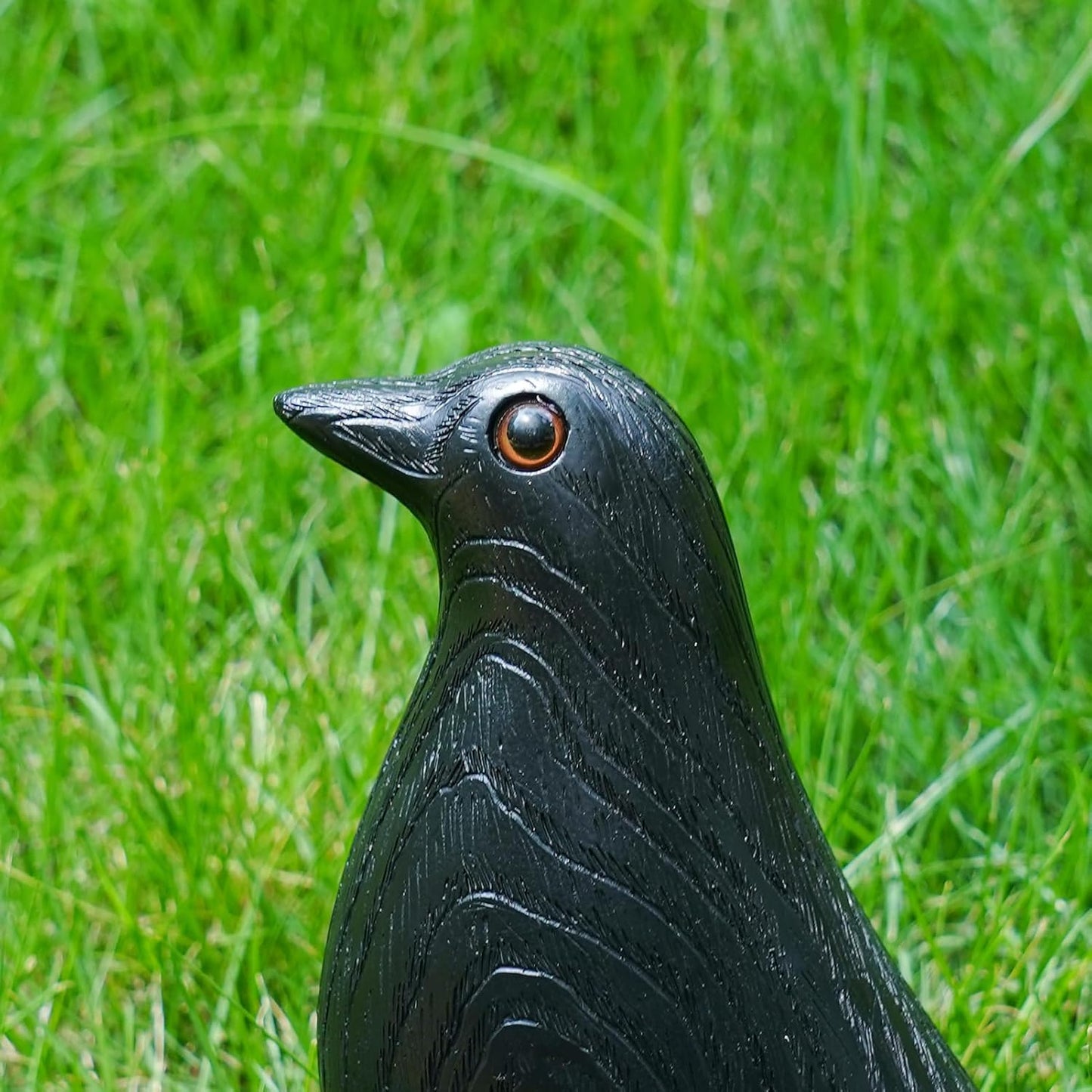 Mid Century Home Decor, House Bird, Adornment Office Home Decor, Desk Dove Ornament, Arts Pigeon Gifts, Replica Sculpture(Woodgrain, Black)