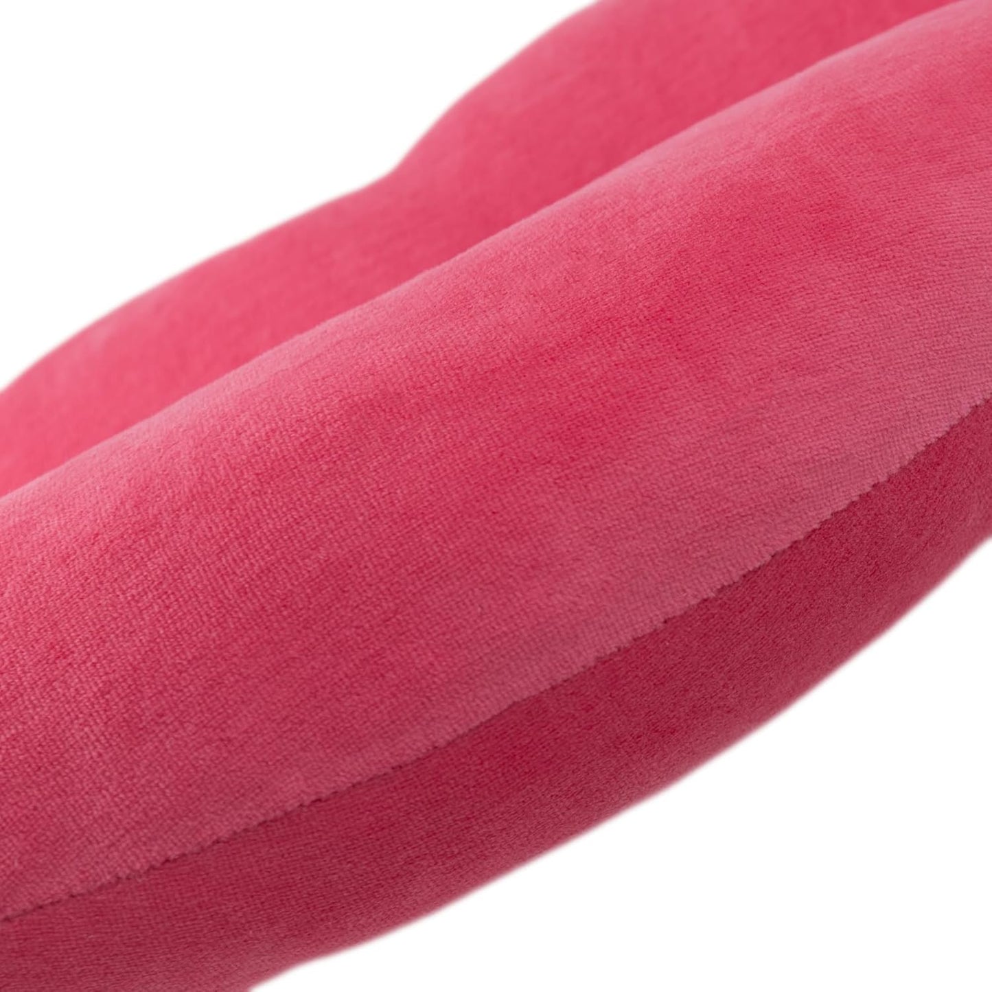 KINGROSE 3D Lip Throw Pillow Cute Decorative Pillows Soft Cushion for Sofa Couch Bed Home Decor Girls 12 x 24 Inches Pink