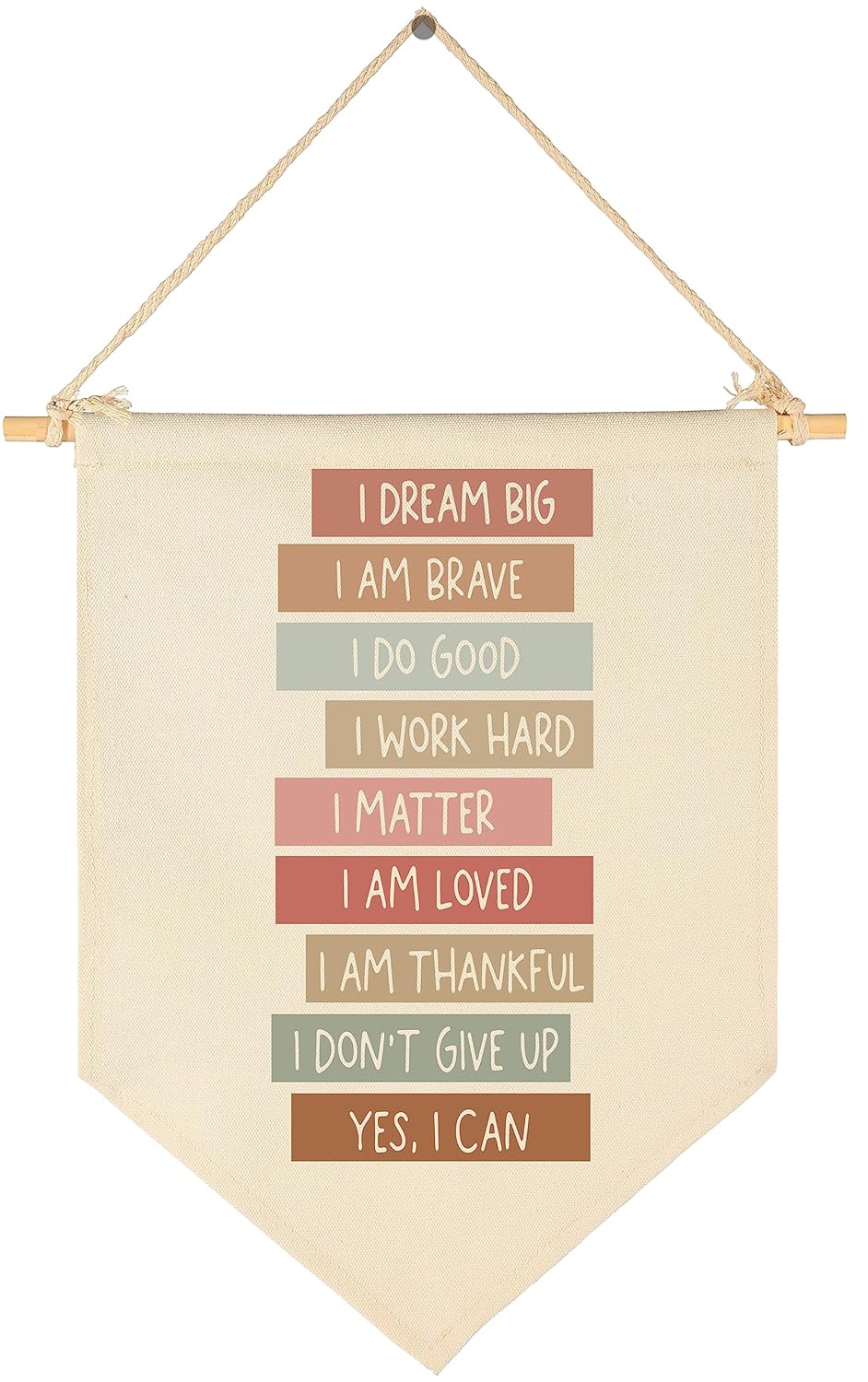 I Dream Big-I Am Brave-Invigorative Flag Decor Gifts for Baby Girls Boys Newborn Kids-Banner Wall Sign Gifts for Nursery Baby Room Bedroom Playroom Front Door-New Home Birthday Christmas Gift