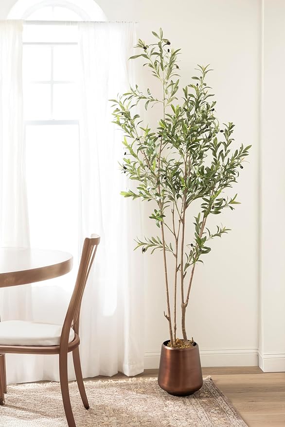 Kate and Laurel Portell Round Indoor Metal Planter Pot, 12 x 12 x 12, Bronze, Vintage Circular Planter for Indoor Plants Living Room or Sunroom Decor