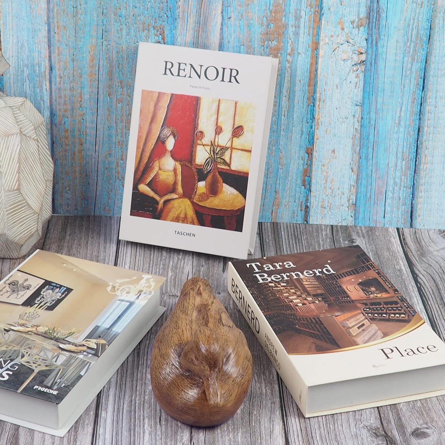 Hymmah Duck Home Decor Statue Rustic Home Decorations for Living Room, Boho Sculpture Resin Animal Collectible Figurines for Indoor Decor