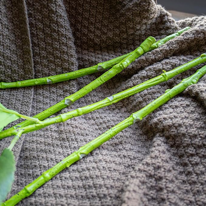 3PCS 22 inch Realistic Artificial Hydrangea Large Real Touch Flowers Artificial Flowers Dry Flowers Outdoor Wedding Christmas Office Family Party Living Room Table Decoration (Blue)