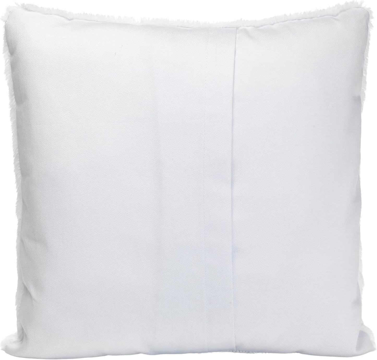 Lambs & Ivy Classic Snoopy White/Black Furry Decorative Nursery Throw Pillow