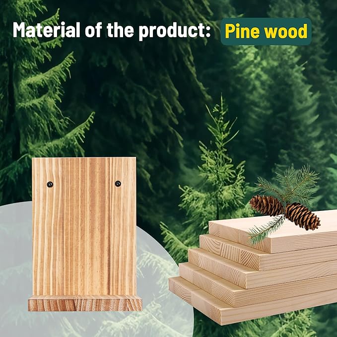 Small Wall Shelf Modern,Wooden Mini Floating Shelves,Indoor Wall Mounted Plants Shelf L Shaped,Midcentury Display Decorative Holder for Gallery Living Room Bedroom Porch,Pine,4 Pack(Carbonized Brown）