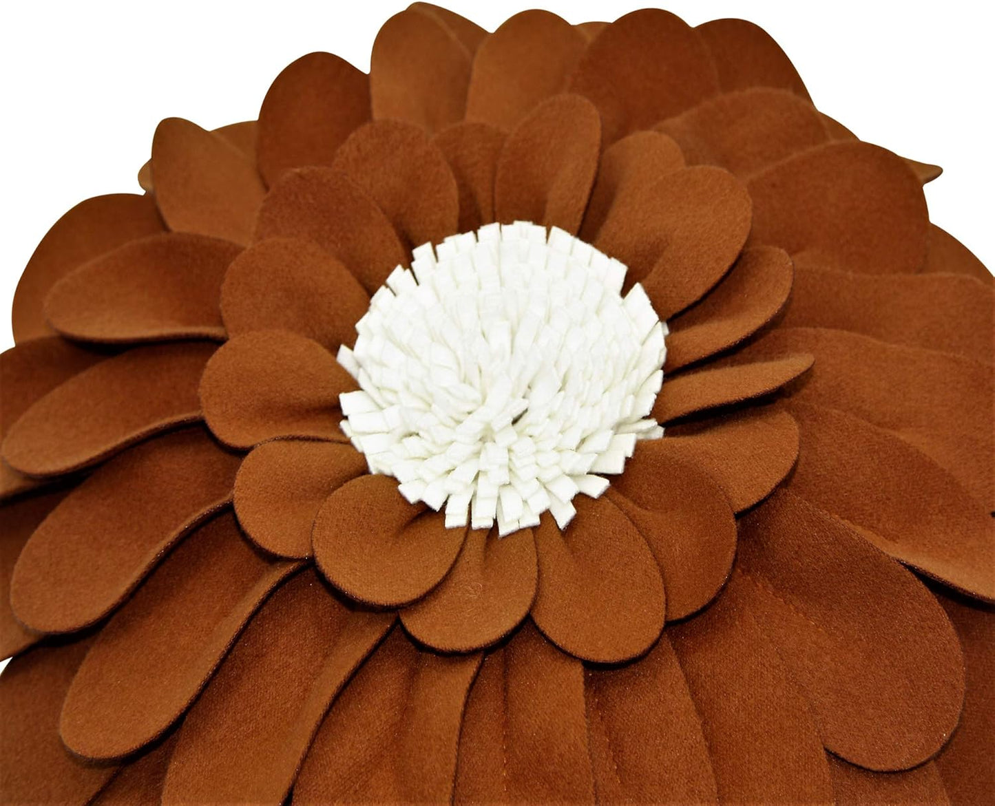 Decorative Flower Pillows – 3D Happy Daisy Flower Throw Pillow - Flower Shape Design Patented-Flower Shaped Pillow For Home Décor – Round Throw Pillows Soft & Cozy - Couch & Bed Flower Shape Pillow