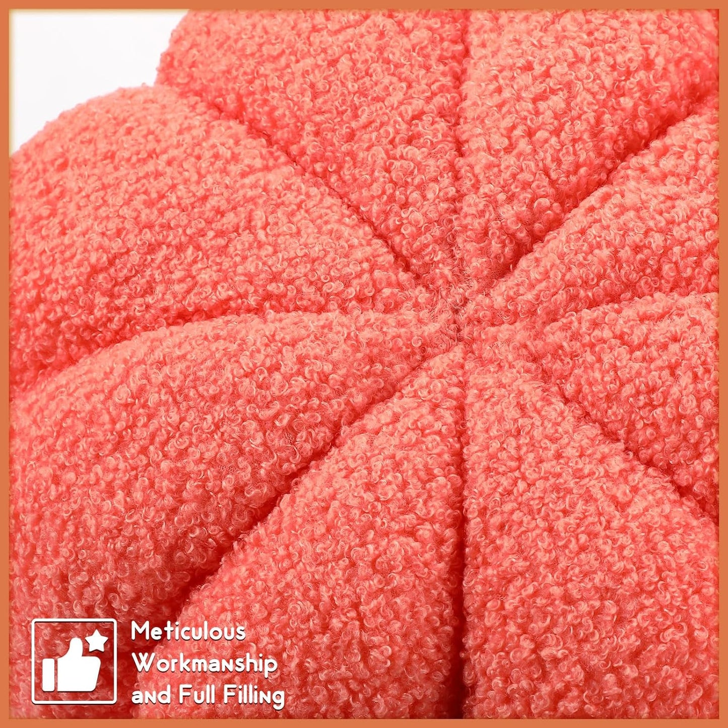 Kajaia 2 Pcs Simulated Pumpkin Pillow Plush 11 x 9.5 Inch 3D Cushion Fall Decorations Stuffed Throw Pillows Toy for Thanksgiving Christmas Halloween Bedroom Sofa Couch Supplies (Orange,Brown)