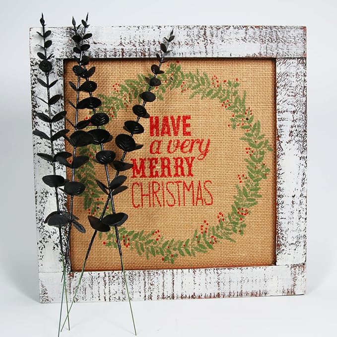 Tinsow Black Artificial Eucalyptus Stem Bulk Halloween Faux Eucalyptuses Wedding Bouquet Centerpiece Home Decor (65, Black)