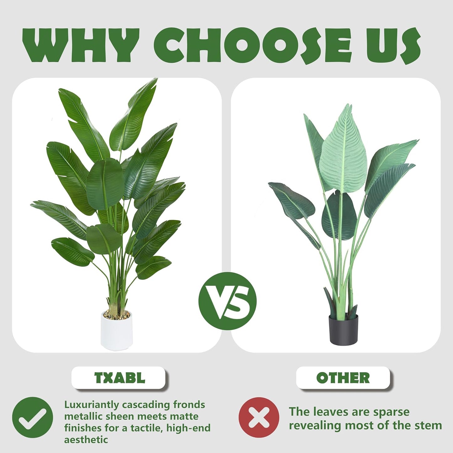 Bird of Paradise Artificial Tree, 7Ft Tall Faux Plant, Fake Banana Leaf Plant Indoor, Faux Palm Tree Faux Floor Plants Tropical Tree in Pot, Present for Friend Housewarming Decor