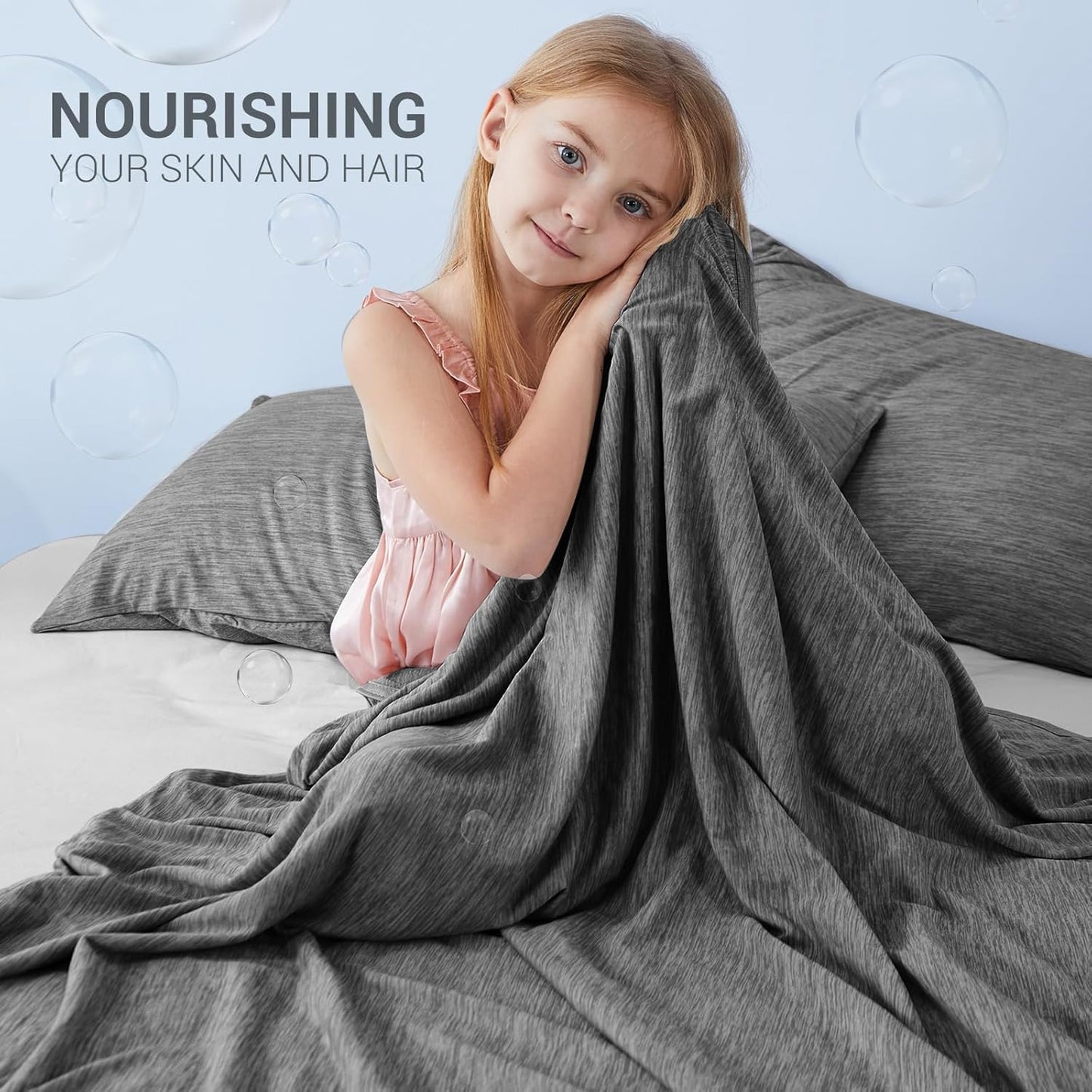 Marchpower Cooling Blanket for Hot Sleepers for Kids, Arc-Chill Cooling Blanket with Double-Sided Design, Japanese Cooling Fiber Absorbs Body Heat, Lightweight Soft Cold Blankets for Sleeping Summer