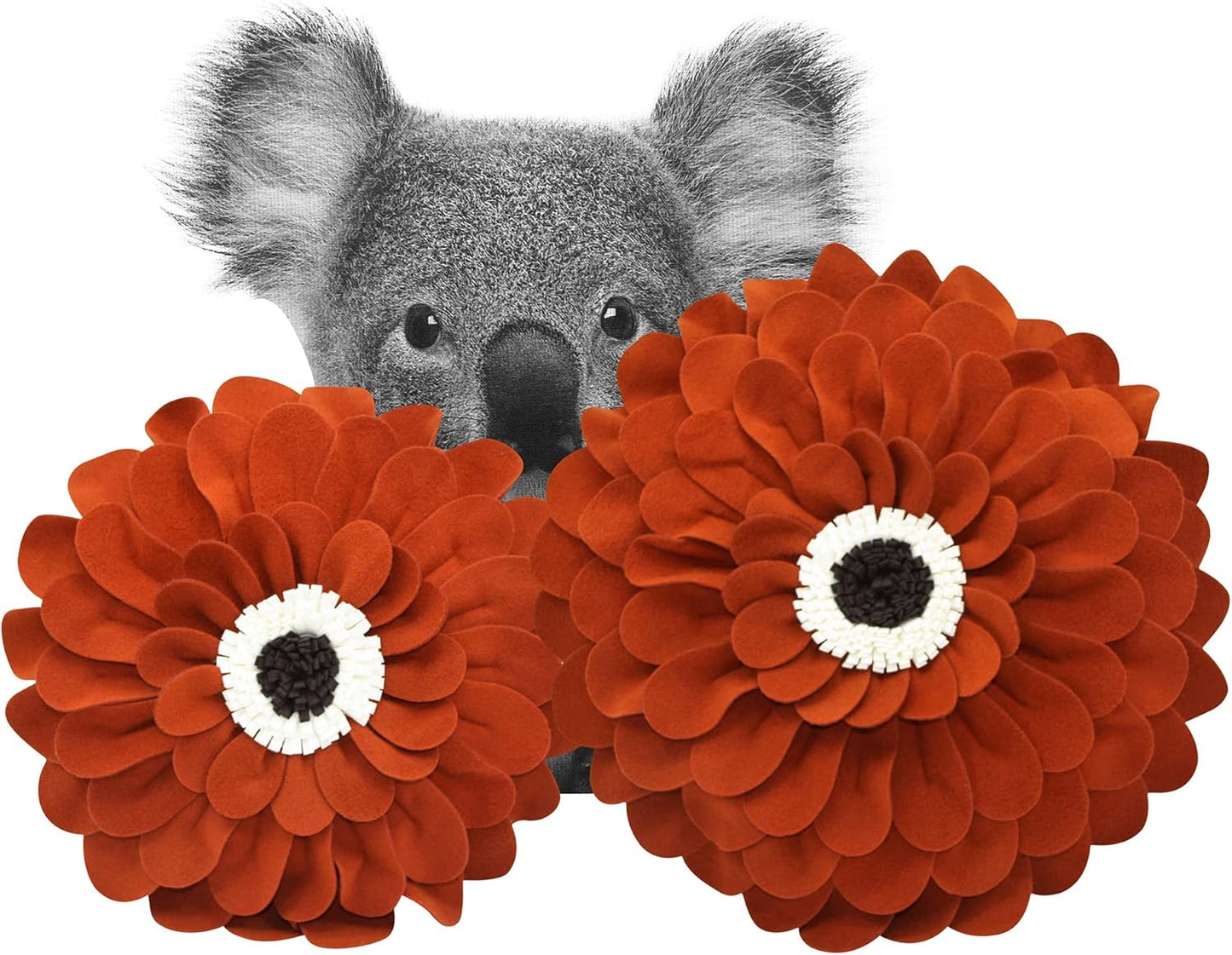 Decorative 3D Happy Daisy Throw Pillow - Patented Flower Shape Design - Soft & Cozy Couch & Bed Pillow