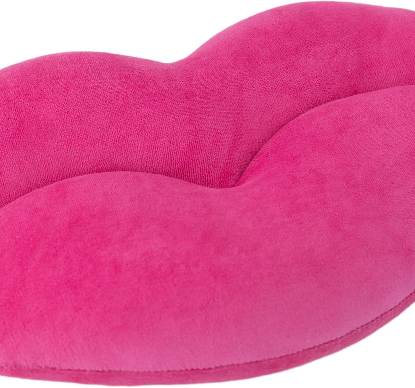 KINGROSE 3D Lip Throw Pillow Cute Decorative Pillows Soft Cushion for Sofa Couch Bed Home Decor Girls 11 x 18 Inches Rose Red