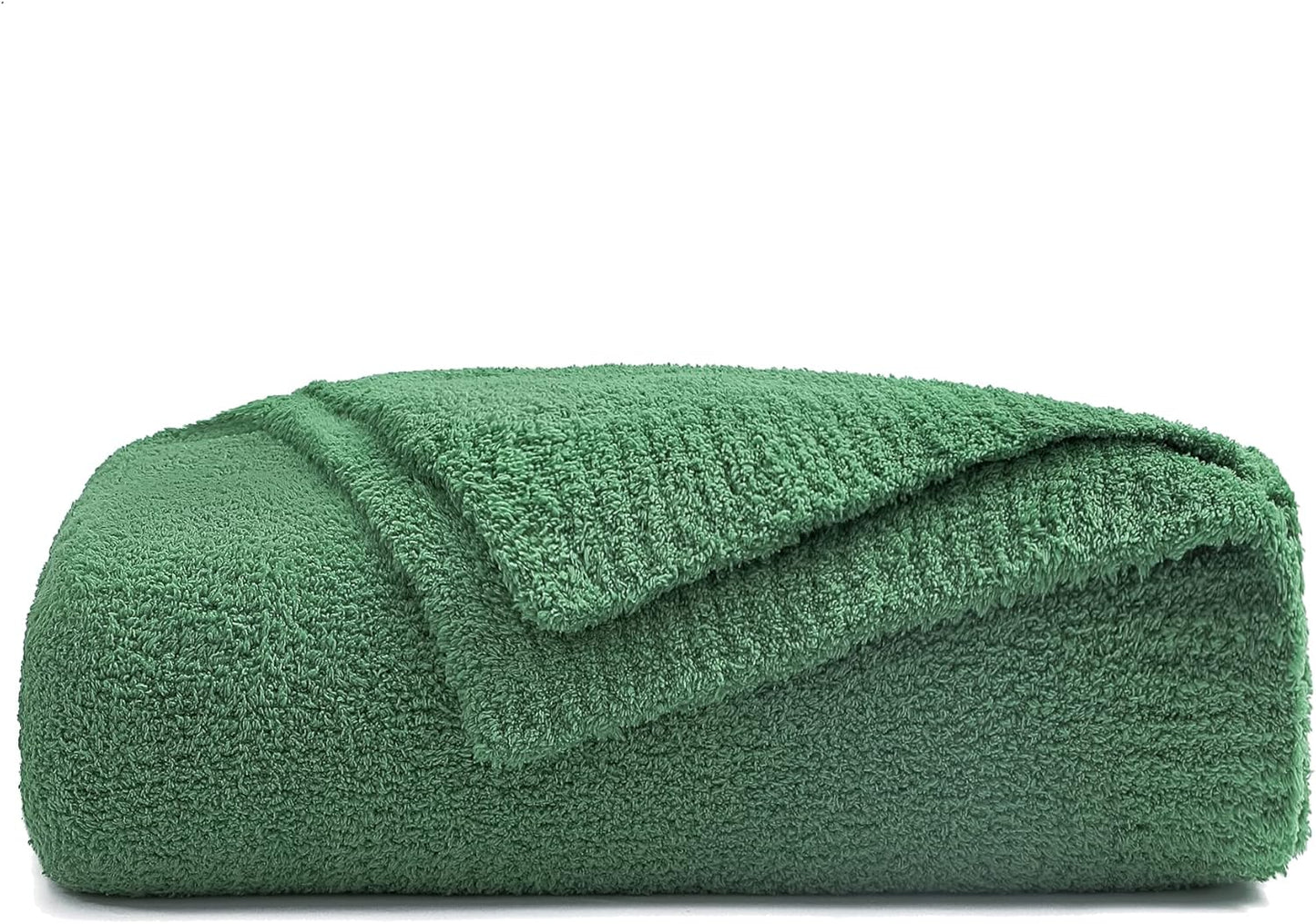 bearberry Super Soft Fluffy Throw Blanket Lightweight Cozy Warm Throw Blankets for Couch Bed Sofa All Season (Avocado Green, 50”x60”)