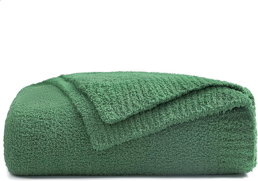 bearberry Super Soft Fluffy Throw Blanket Lightweight Cozy Warm Throw Blankets for Couch Bed Sofa All Season (Avocado Green, 53”x71”)