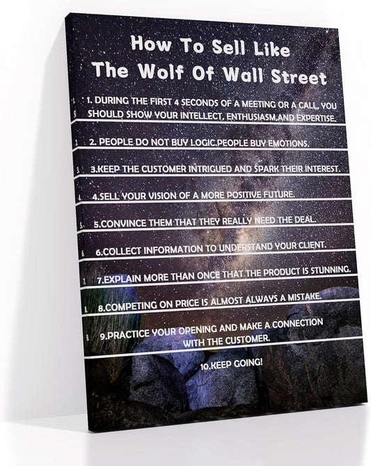 Inspirational Large Poster Print Wall Art Office Decor Motivational Quotes Painting on Canvas Positive Picture Artwork for Living Room Workplace Wall Decoration Stretched and Framed [30''Wx 40''H]