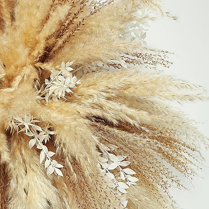 1pc Medium Pampas Grass Wall Decor, Boho Wedding Arch and Backdrop Arrangement, Rustic Wedding Decor, Dried Grass Floral Swag