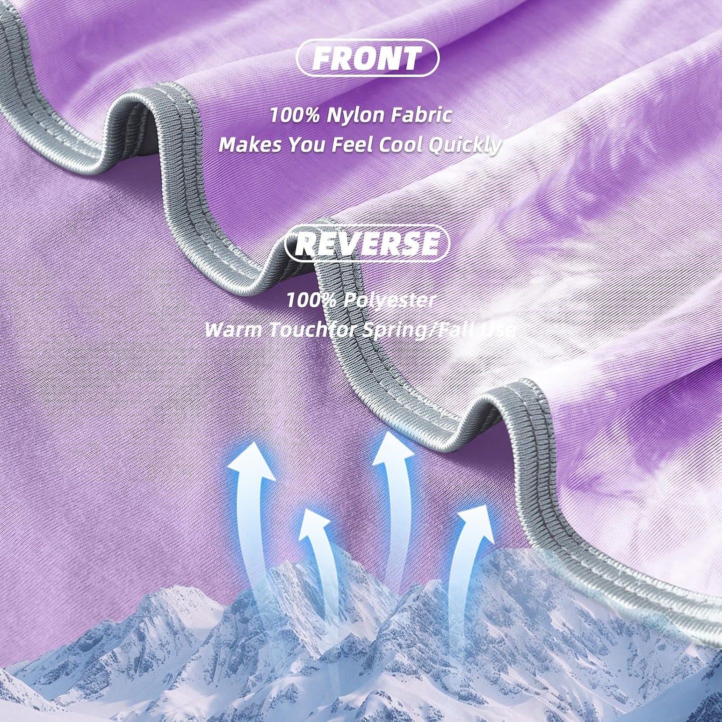 inhand Cooling Blanket King Size (90"x108"), Cooling Blankets for Hot Sleepers, Absorbs Heat to Keep Adults Cool for Summer Nights Sweats, Thin Cold Lightweight Blanket for Couch Bed, All Season Use