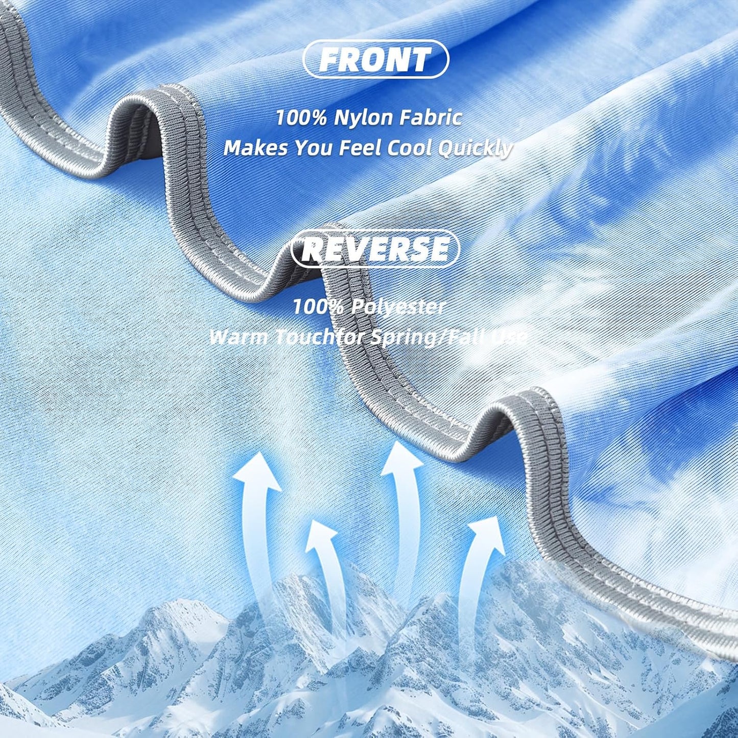 inhand Cooling Blanket Twin Size (60"x80"), Cooling Blankets for Hot Sleepers, Absorbs Heat to Keep Adults Cool for Summer Nights Sweats, Thin Cold Lightweight Blanket for Couch Bed, All Season Use