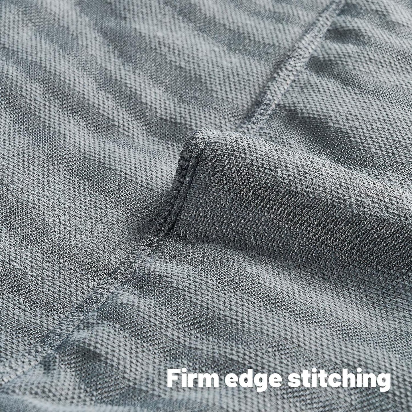 FUTEI Blue Decorative Throw Pillow Covers 22x22 Inch Set of 2,Soft Faux Fur Geometric Shapes Texture Cushion Case,Boho Home Decor for Couch Bed Living Room