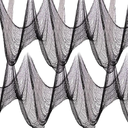 400 * 30inch Halloween Creepy Cloth - Halloween Decorations Clearance - Black Creepy Spooky Decorations Outdoor Indoor