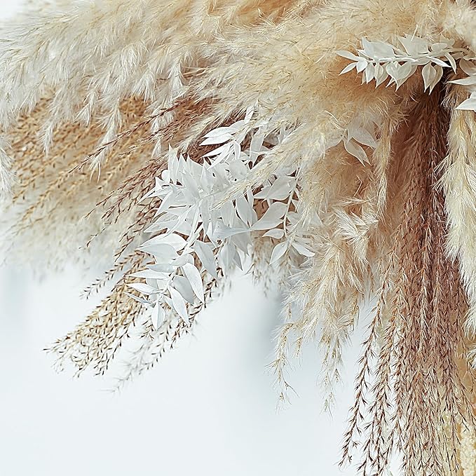 1pc Medium Pampas Grass Wall Decor, Boho Wedding Arch and Backdrop Arrangement, Rustic Wedding Decor, Dried Grass Floral Swag
