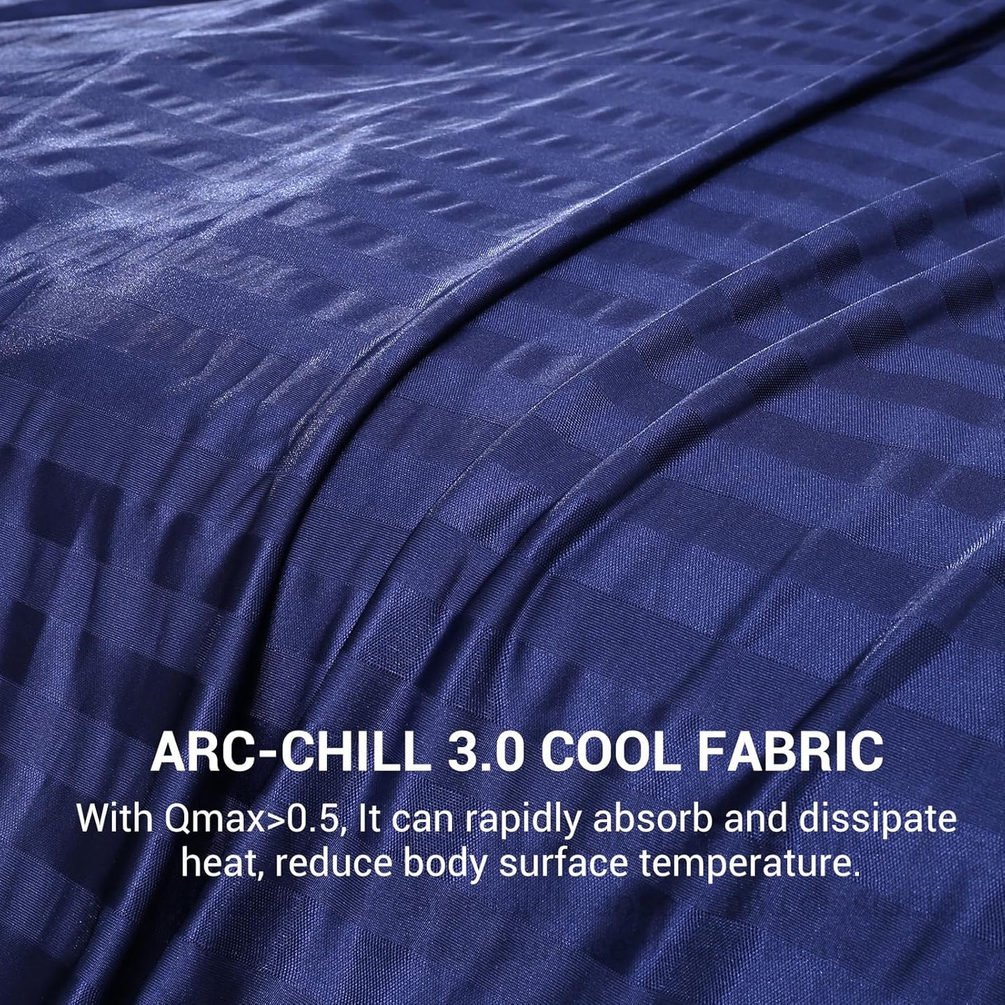 Elegear Revolutionary Cooling Blanket King, Absorbs Heat to Keep Body Cool for Night Sweats, Double Sided Arc-Chill3.0 Cool Fiber Q-Max>0.5, Lightweight Summer Cold Blankets Sleeping 90" x 108"