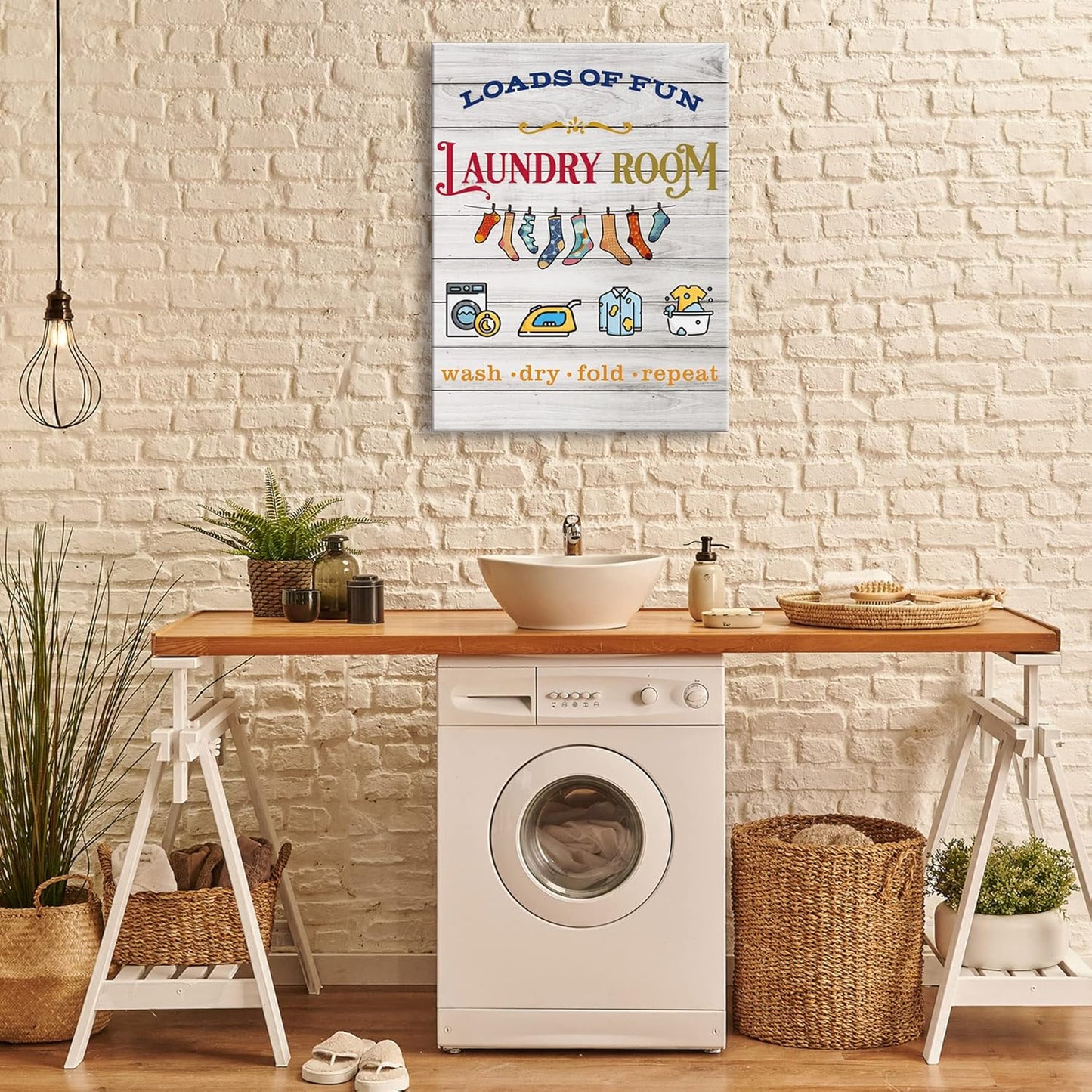 Laundry room wall deocor posters Vintage LaundryRoom Sign Canvas Wall Art Rustic Laundry Rules Prints Signs Framed funny bathroom wall art A-256