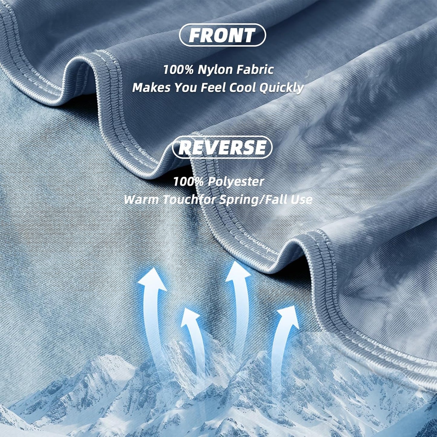 inhand Cooling Blanket King Size (90"x108"), Cooling Blankets for Hot Sleepers, Absorbs Heat to Keep Adults Cool for Summer Nights Sweats, Thin Cold Lightweight Blanket for Couch Bed, All Season Use