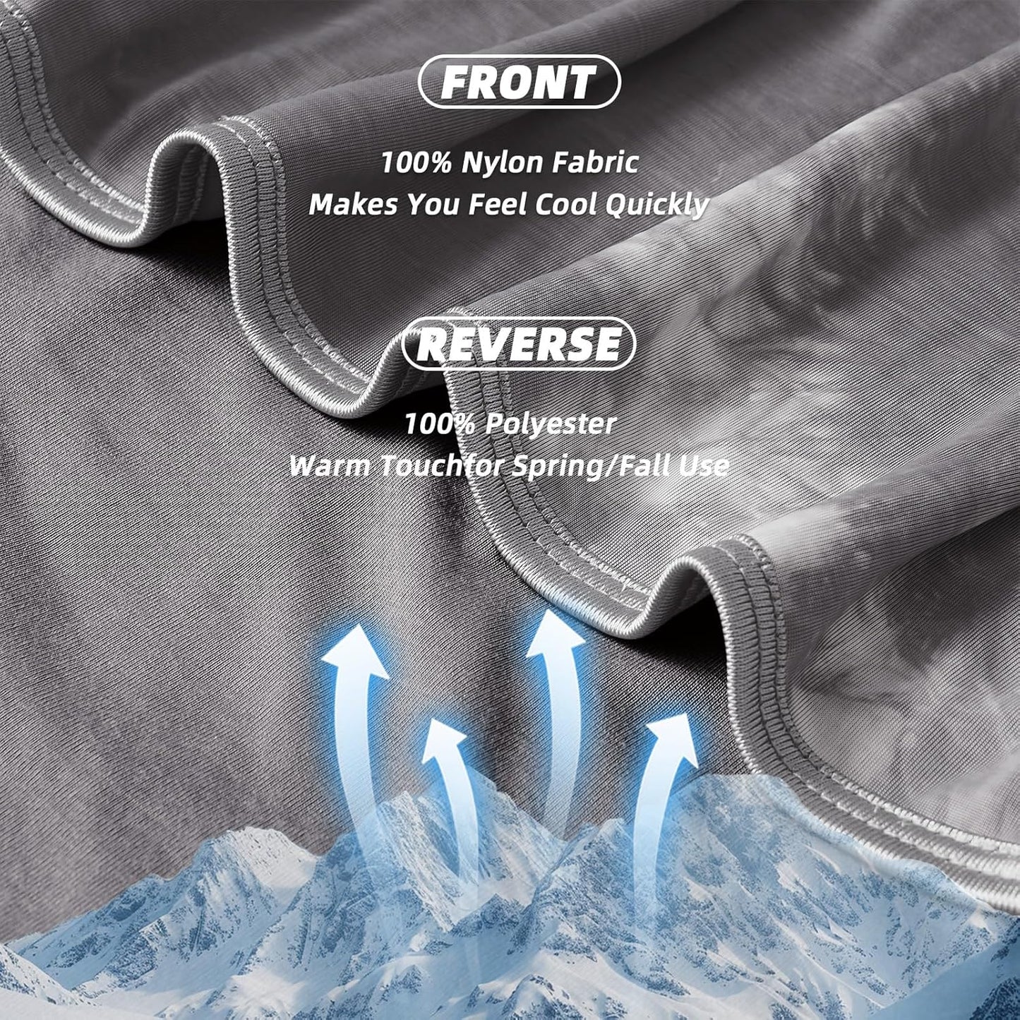 inhand Cooling Blanket King Size (90"x108"), Cooling Blankets for Hot Sleepers, Absorbs Heat to Keep Adults Cool for Summer Nights Sweats, Thin Cold Lightweight Blanket for Couch Bed, All Season Use