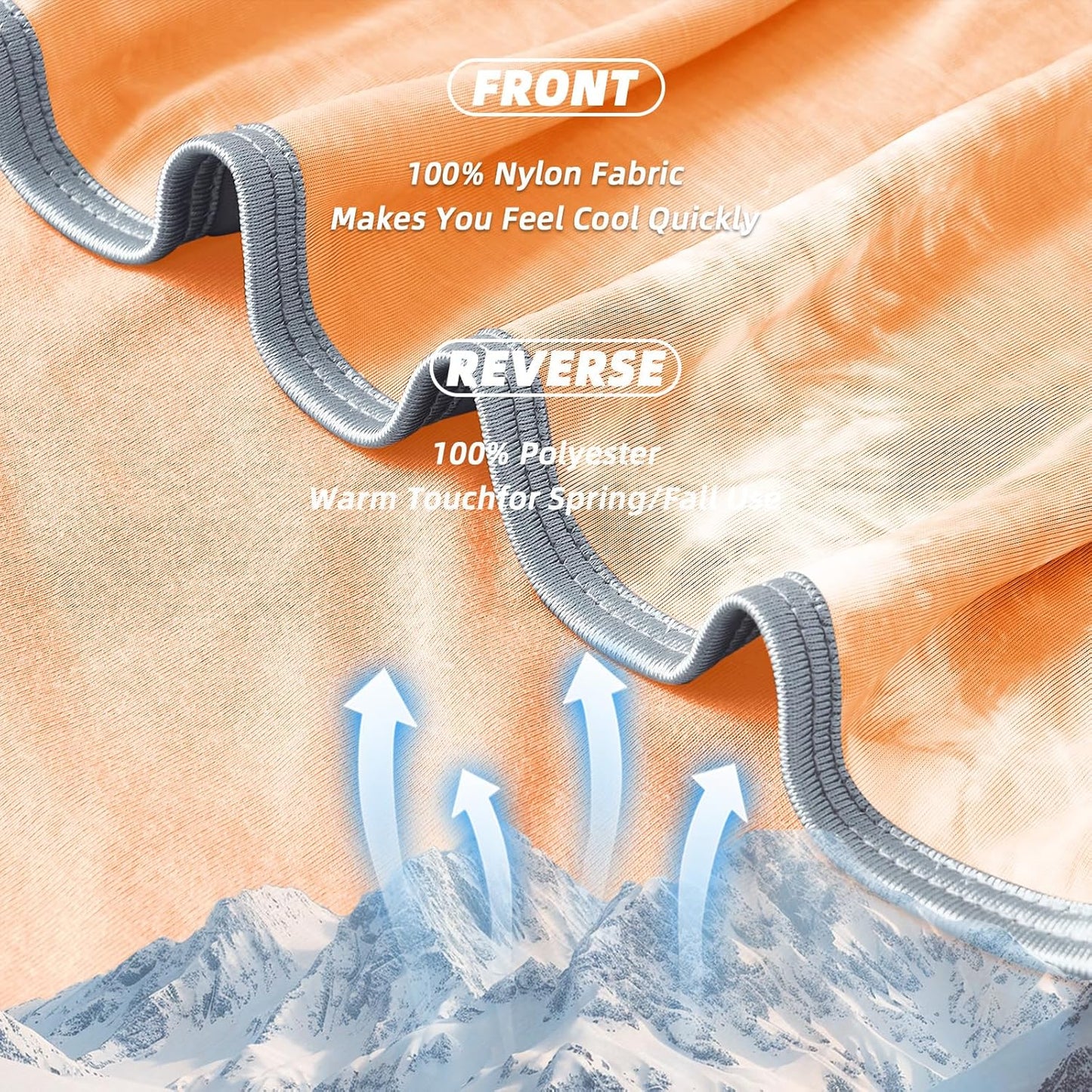 inhand Cooling Blanket King Size (90"x108"), Cooling Blankets for Hot Sleepers, Absorbs Heat to Keep Adults Cool for Summer Nights Sweats, Thin Cold Lightweight Blanket for Couch Bed, All Season Use