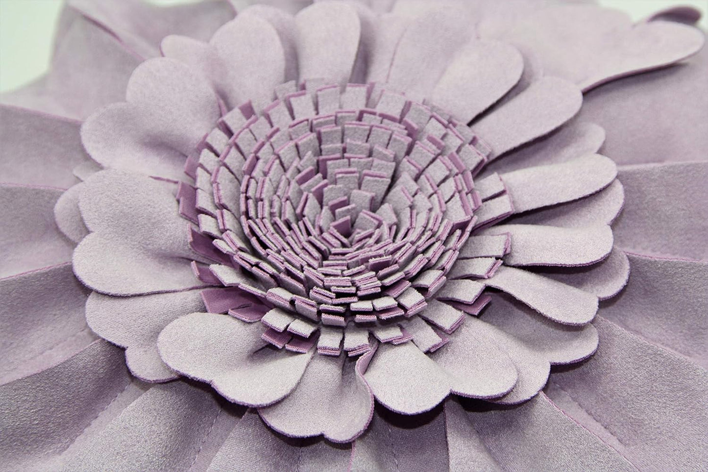 Contempo Lifestyles Flower Pillow – Decorative Pillow 3D Round Throw Pillows for Home Décor – Handmade Sweetheart Flower Pillow for Bed & Couch-Sunflower Pillow - 13 Inch Lilac