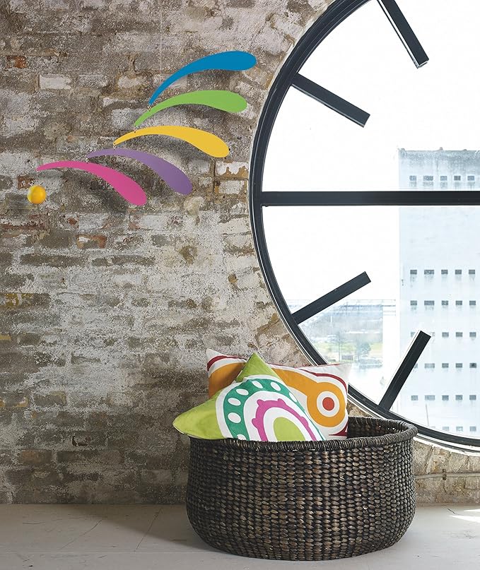 Flowing Rhythm Rainbow Hanging Mobile - 18 Inches - Handmade in Denmark by Flensted